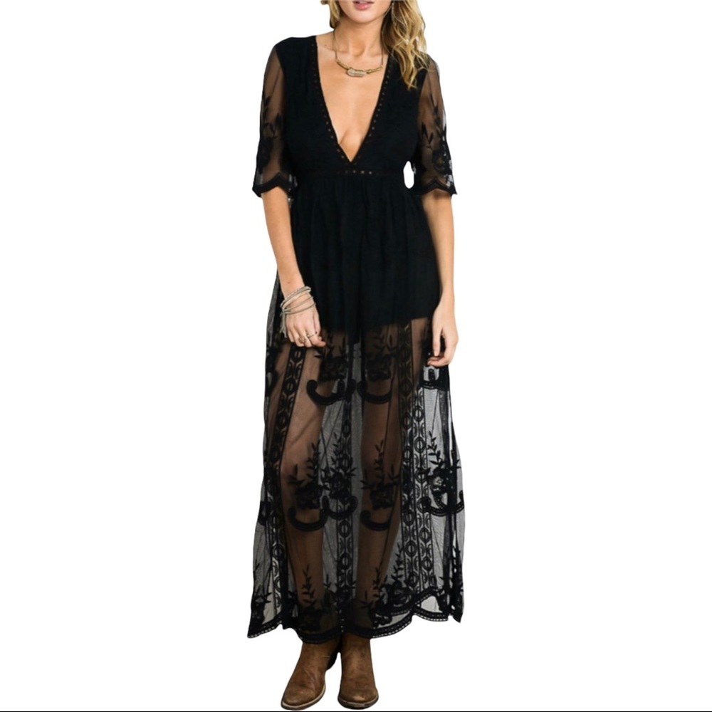 Lace Maxi Dress